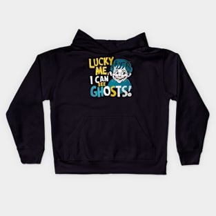 ghost boy Kids Hoodie